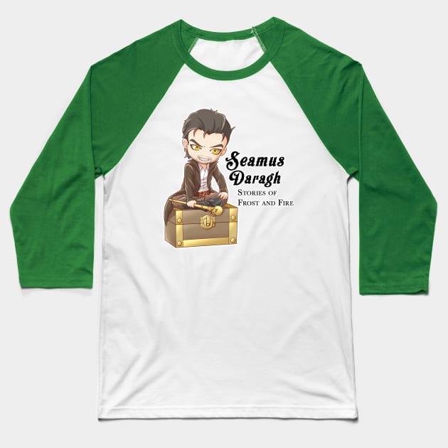 Seamus Daragh Chibi, The Vampirate Baseball T-Shirt by KimbraSwain